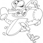 Dibujos para colorear avion